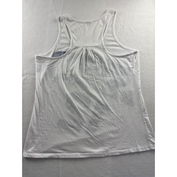 XL white and blue Seattle Seahawks razorback tank top - Picture 3 of 3